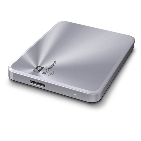 SYNX3962653 WD WDBTYH0010BSL-NESN My Passport Ultra Metal Edition 1 TB Silver - premium storage with style