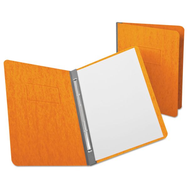 OXF12731 Oxford PressGuard Report Cover, Prong Clip, Letter, 3" Capacity, Tangerine