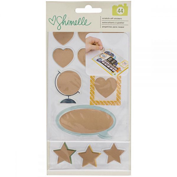 NOTM426615 Shimelle Go Now Go Scratch Off Stickers