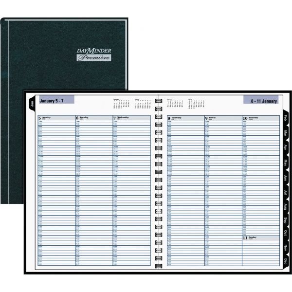 AAGG520H00 AT-A-GLANCE DayMinder Hardcover Weekly Appointment Book, 8 x 11, Black, 2019
