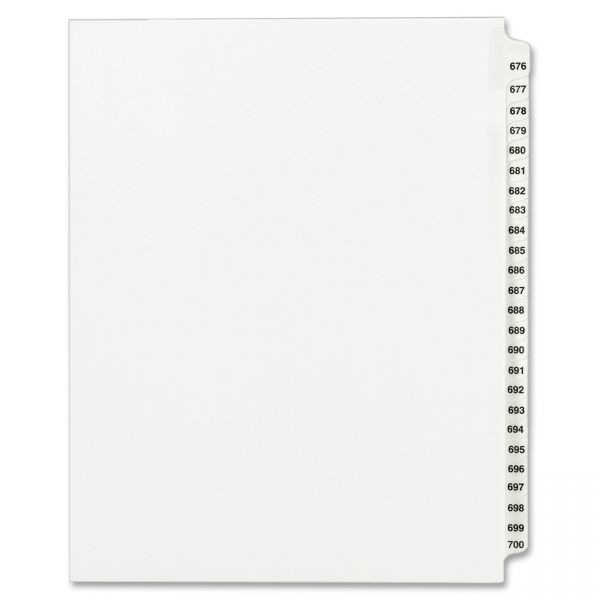 AVE82306 Avery Side Tab Collated Legal Index Dividers
