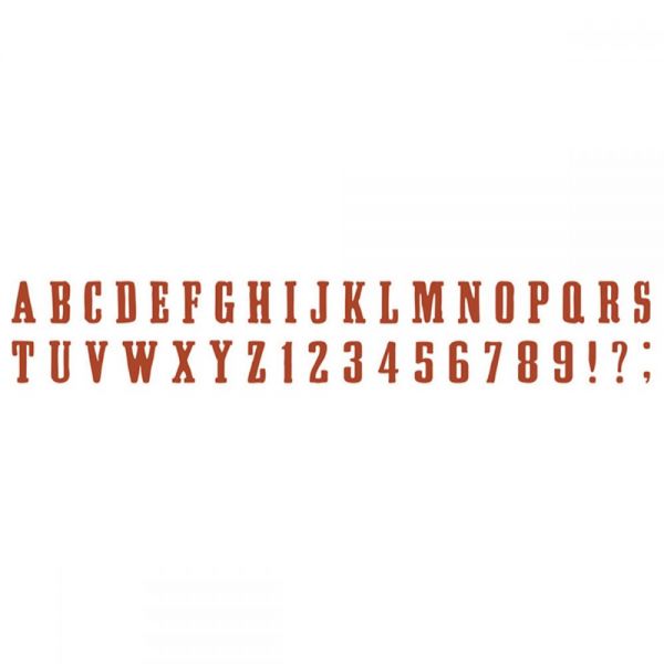 NOTM013993 Sizzix Sizzlits Decorative Strip Die By Tim Holtz