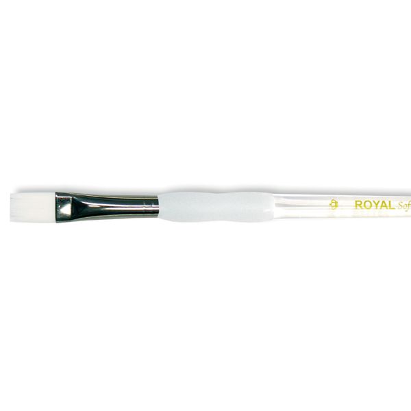 NOTM270117 Soft-Grip White Taklon Bright Brush