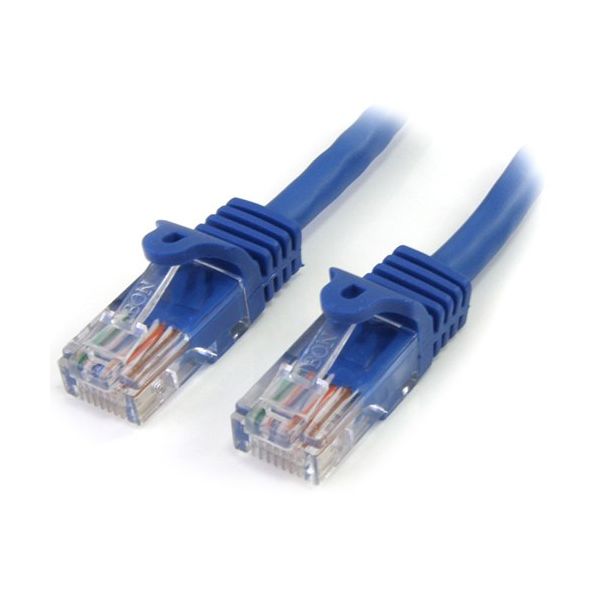 SYNX2476724 StarTech.com 100 ft Blue Snagless Cat5e UTP Patch Cable