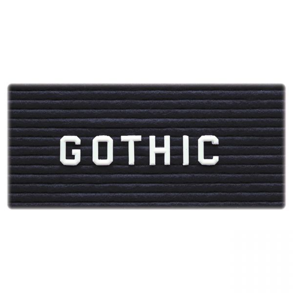 GHELG34 Ghent LG34 Precision-grooved Letterboard Letters