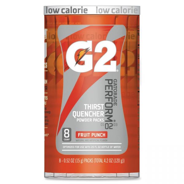 QKR13168 Gatorade G2 Red Single Serve Powder Packets