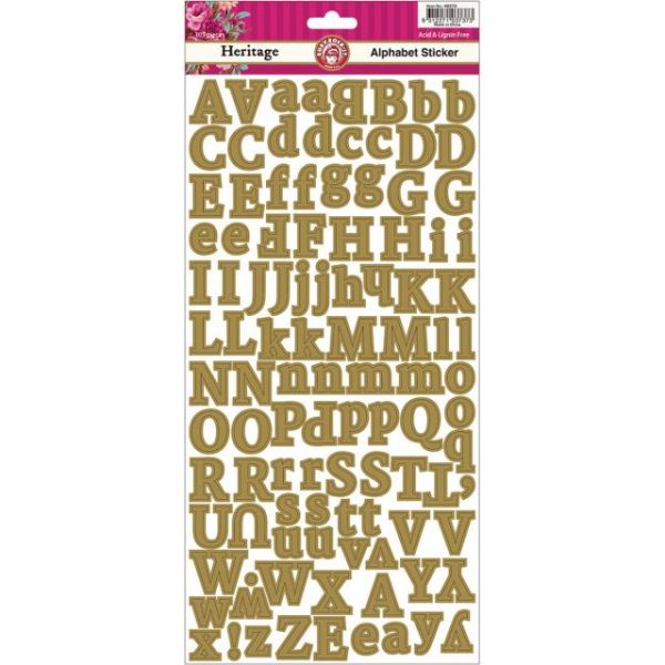 NOTM348419 Heritage Cardstock Stickers