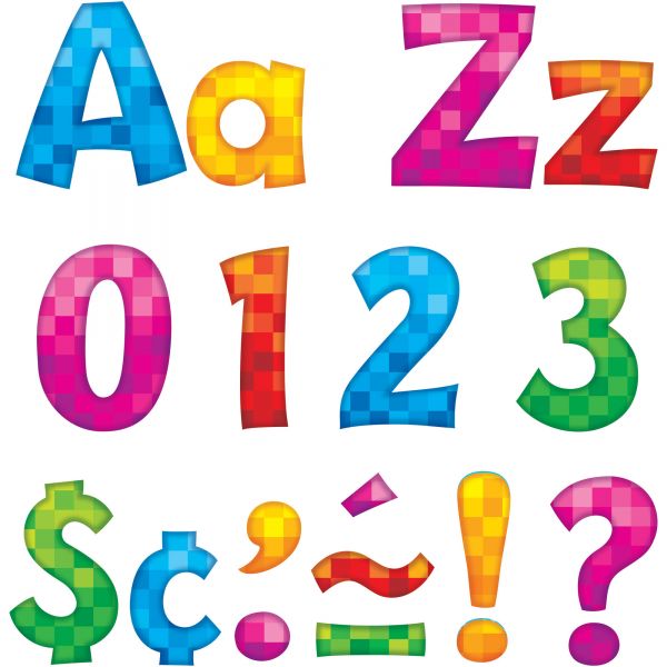 TEP79759 Trend Pixels Playful Combo Uppercase/Lowercase Ready Letters