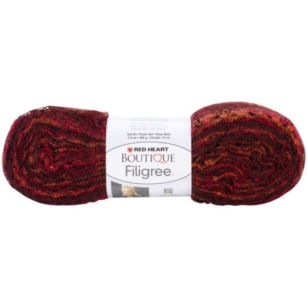 NOTM061858 Red Heart Boutique Filigree Yarn - Bordeaux