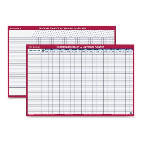 AAGPM25028 At-A-Glance Plan-A-Month Wall Planner & Vacation Scheduler