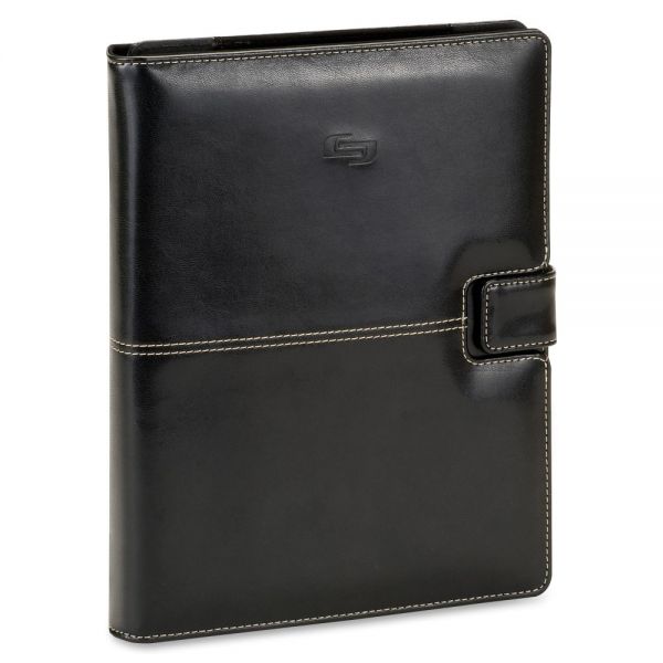 USLVTA2014 Solo Vintage Carrying Case (Book Fold) for 11" Tablet, Digital Text Reader - Black