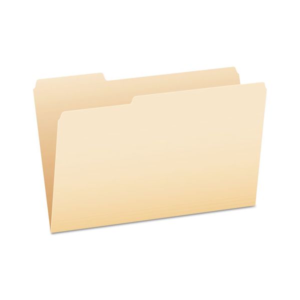 PFX75313 Pendaflex File Folders, 1/3 Cut Top Tab, Legal, Manila, 100/Box