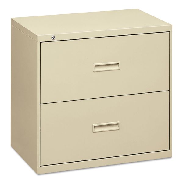 BSX432LL HON 400 Series Two-Drawer Lateral File, Letter/Legal/A4, 30w x 19-1/4d x 28-3/8h, Putty