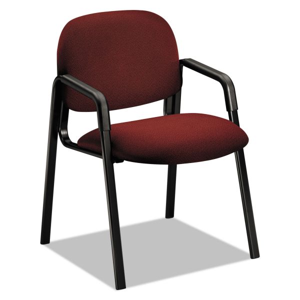 HON4003AB62T HON Solutions 4000 Series Seating Leg Base Guest Arm Chair, Burgundy