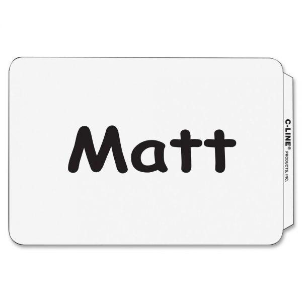 CLI92277 C-Line Self-Adhesive Name Tags