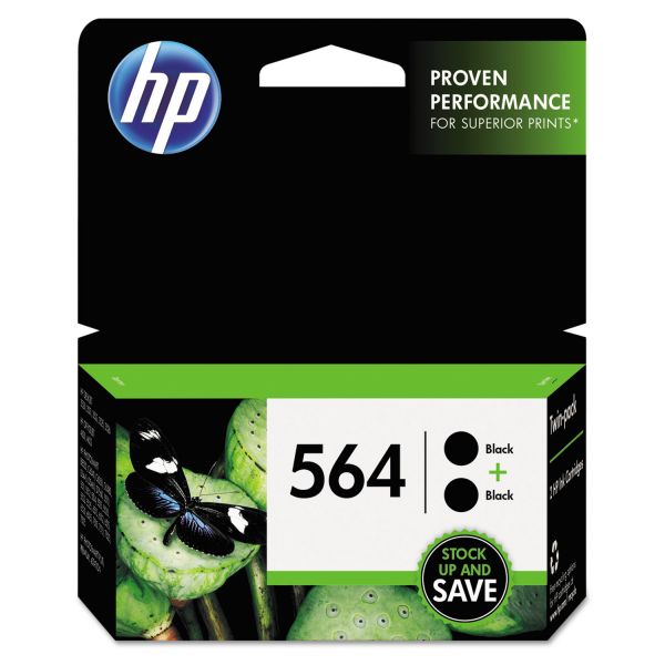 HEWC2P51FN HP 564, (C2P51FN) 2-pack Black Original Ink Cartridges
