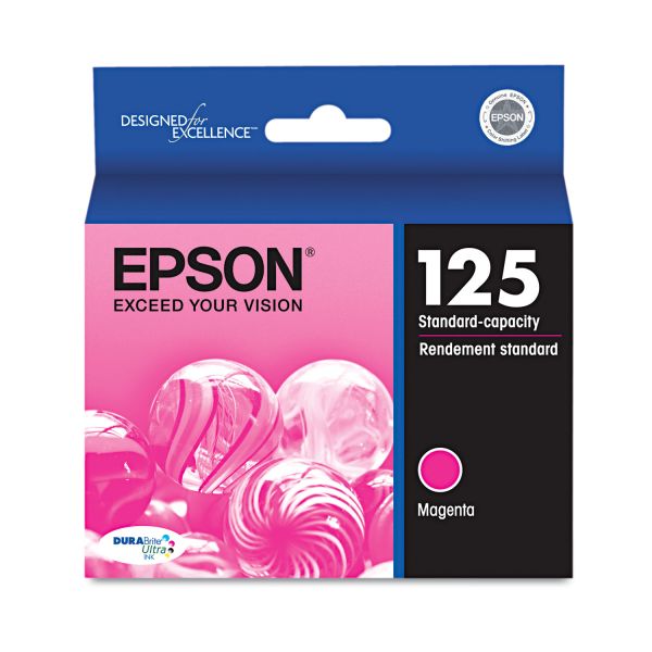 EPST125320 Epson T125320 (125) DURABrite Ultra Ink, Magenta